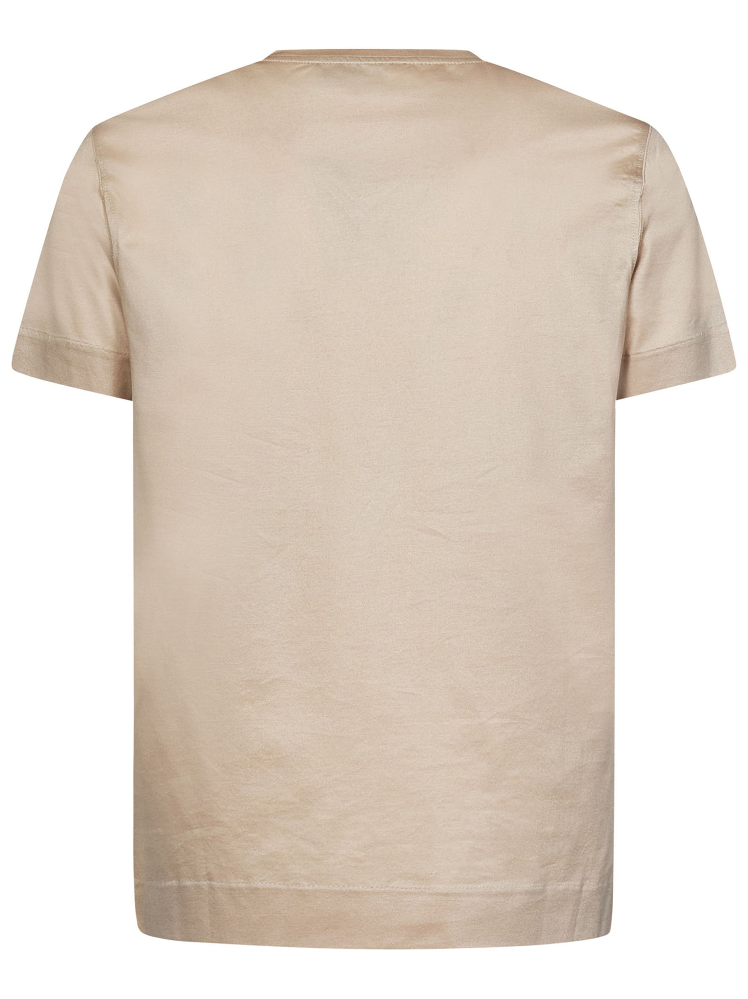 T-Shirt in Jersey di Cotone Gazzarrini / Beige - Ideal Moda