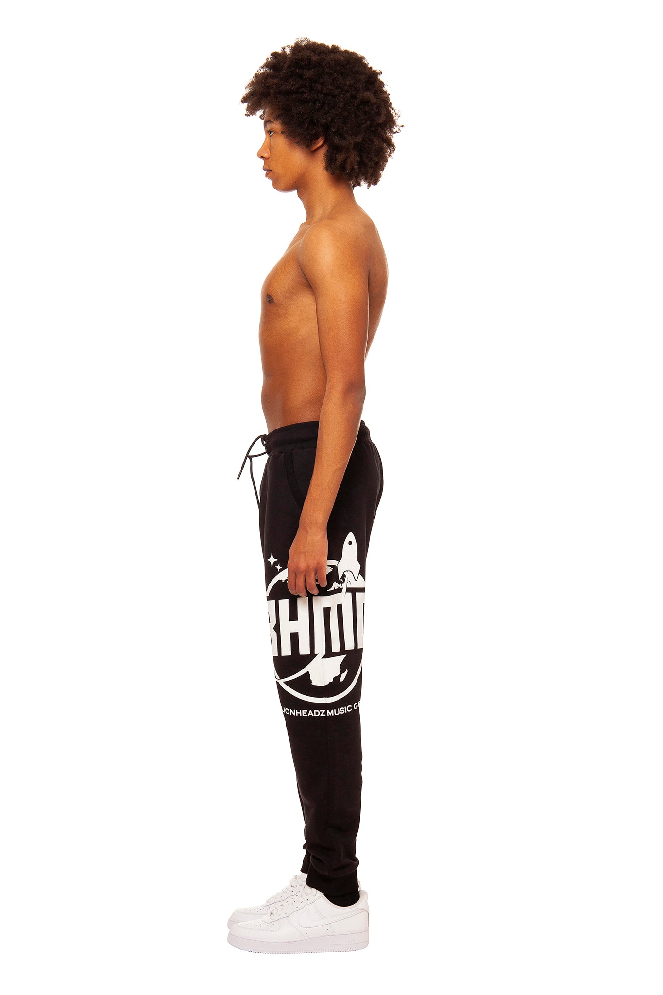 Pantalone tuta unisex / Nero - Ideal Moda