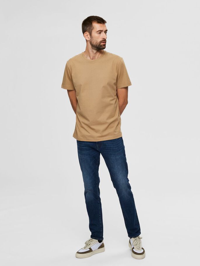 Maglia a Girocollo / Beige - Ideal Moda
