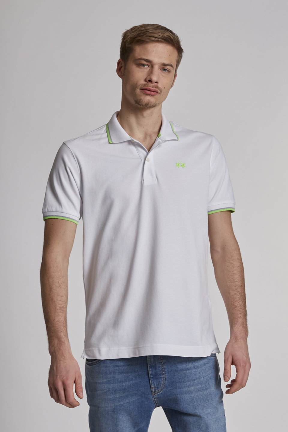 Polo La Martina Regular Fit / Bianco - Ideal Moda