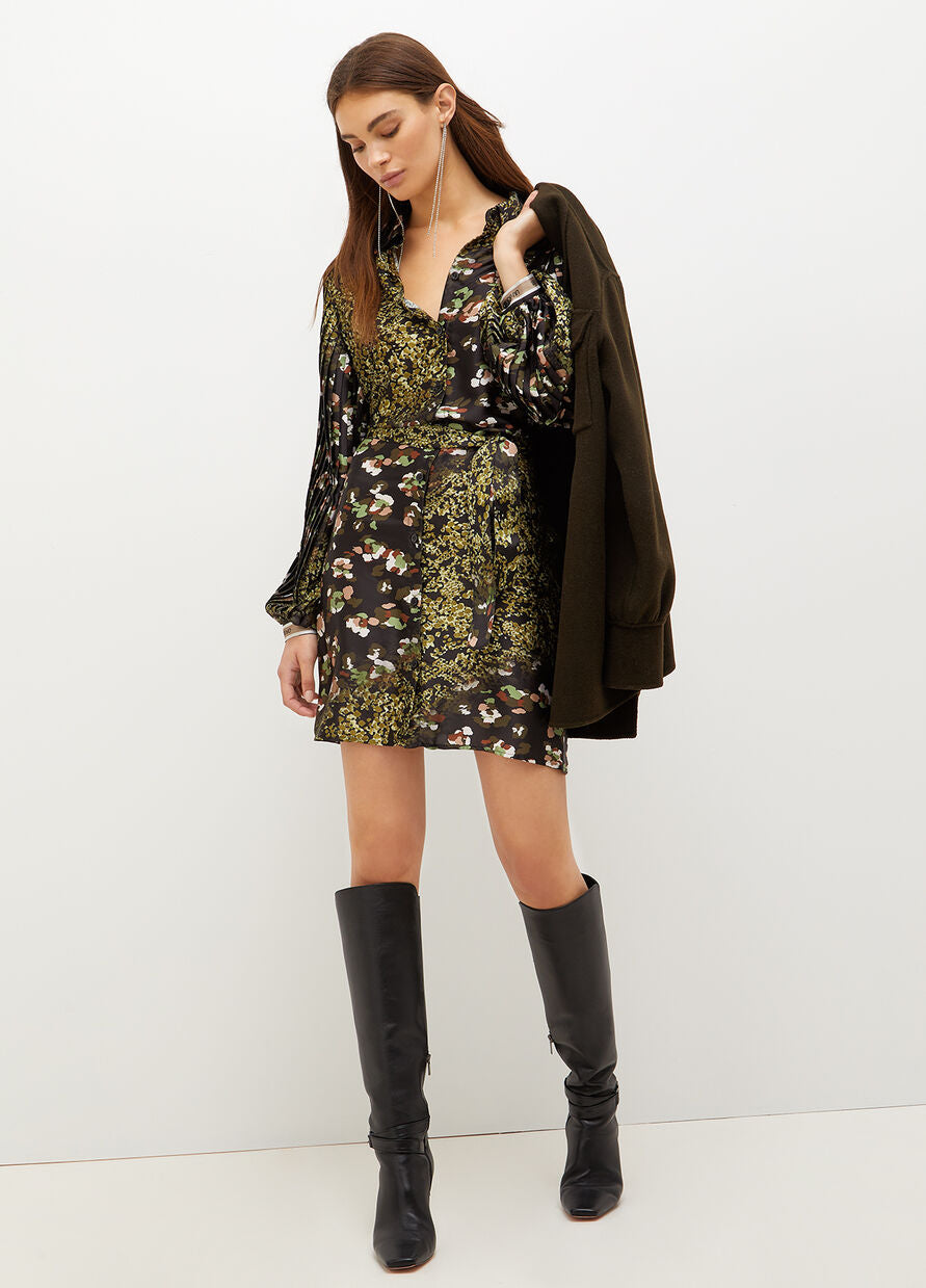 Vestito Chemisier in Raso Liu Jo / Nero - Ideal Moda