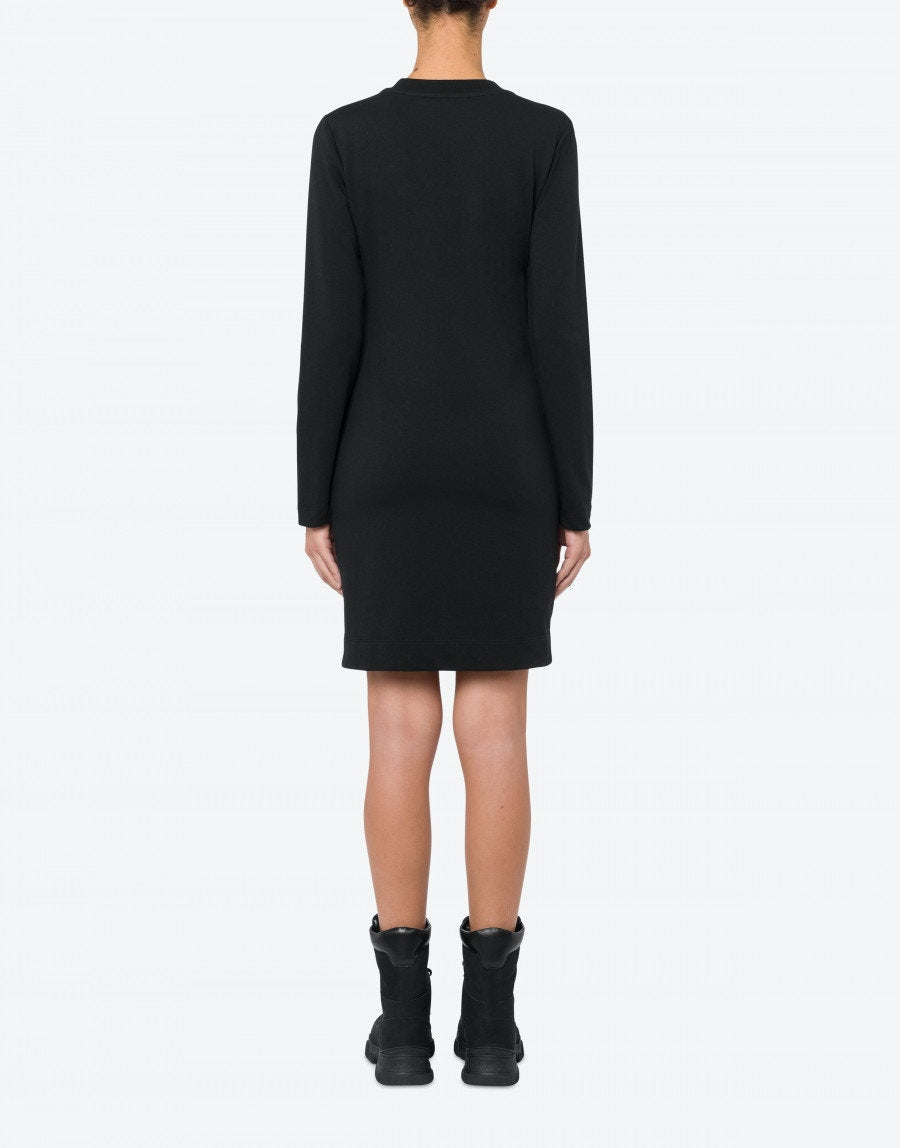 Abito Love Moschino in felpa / Nero - Ideal Moda