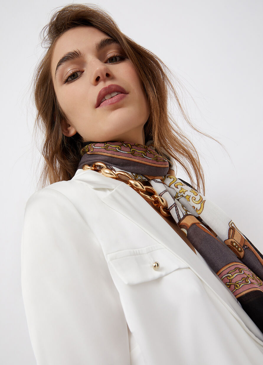 Foulard Liu Jo Ecosostenibile / Nero - Ideal Moda