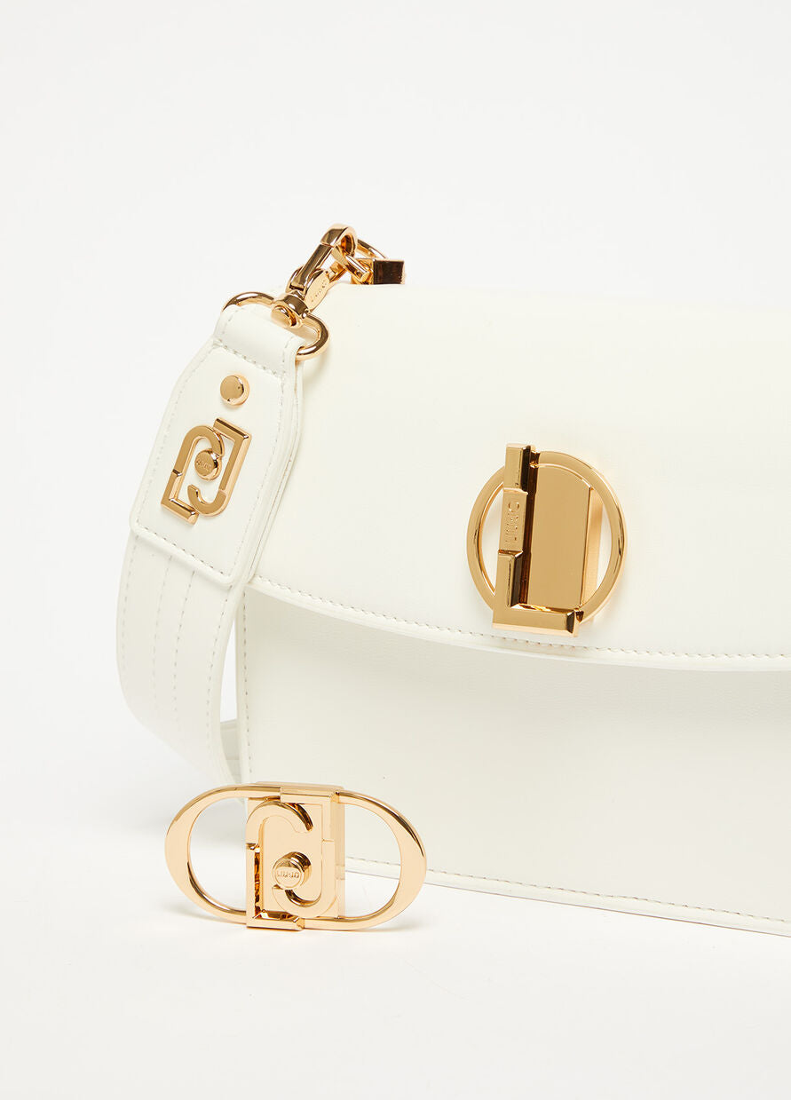 Borsa a Spalla con Logo Liu Jo / Bianco - Ideal Moda