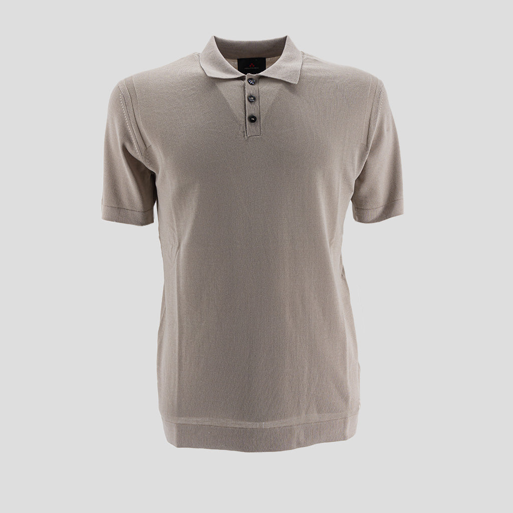 Polo in Filo di Cotone / Beige - Ideal Moda