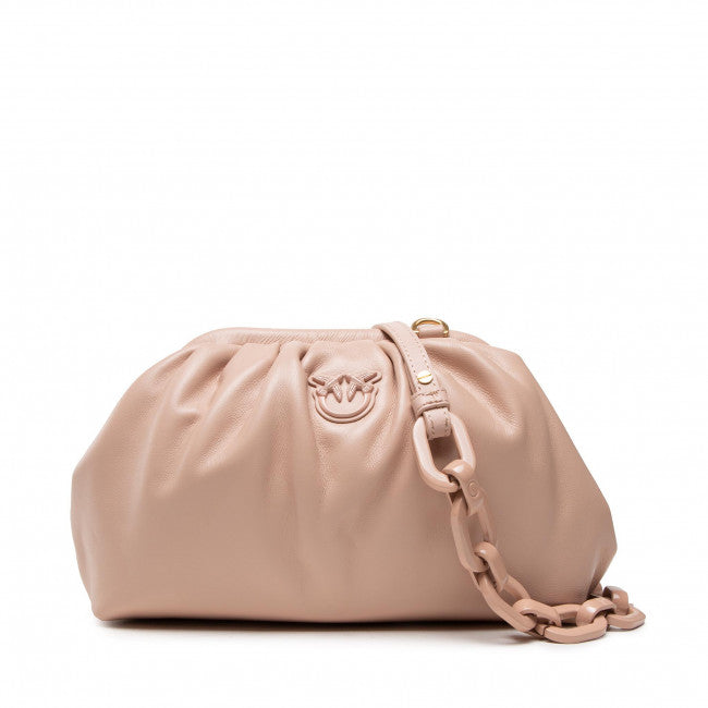 Borsa Pinko Mini Chain Clutch / Cipria - Ideal Moda