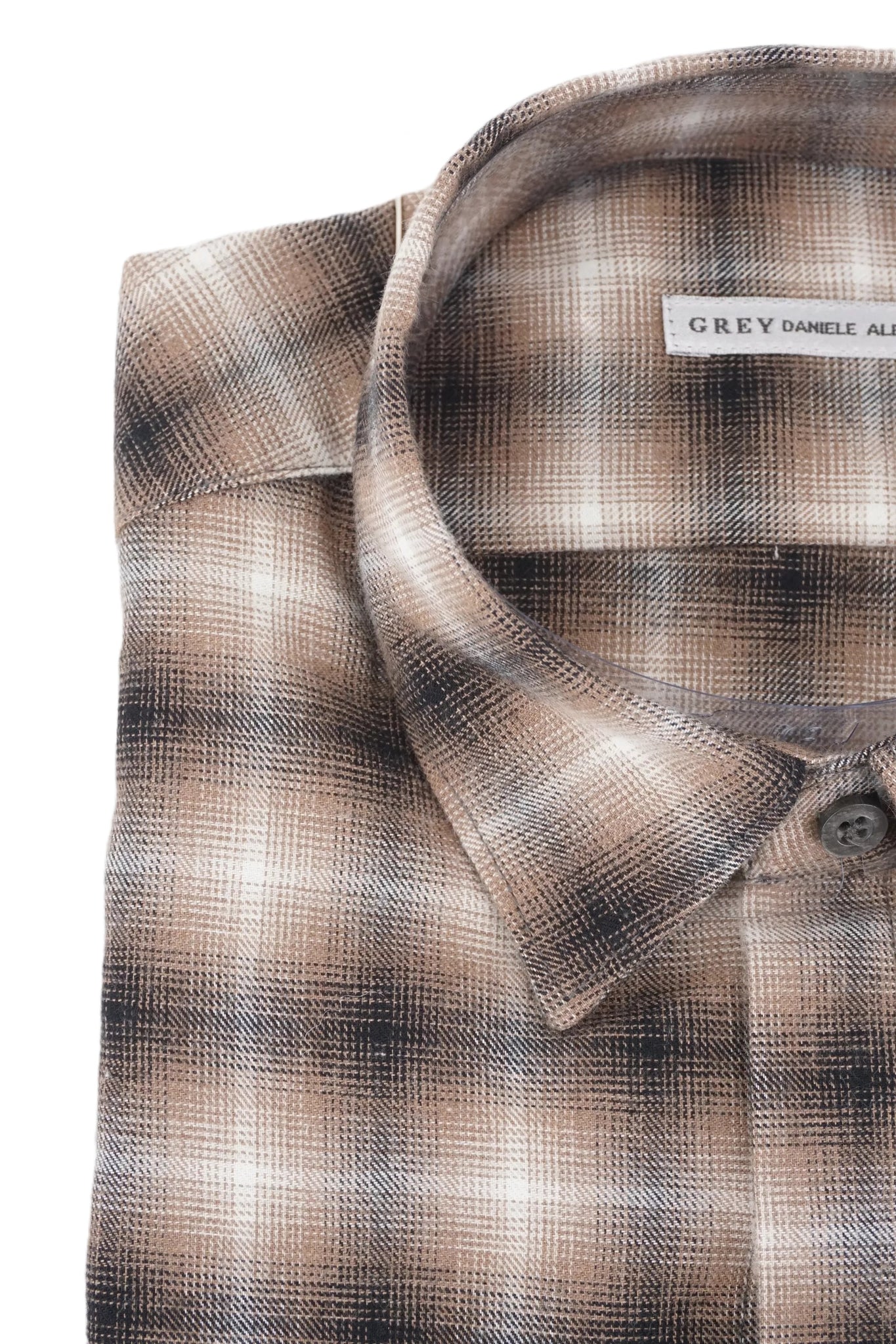 Camicia con Fantasia Daniele Alessandrini / Beige - Ideal Moda