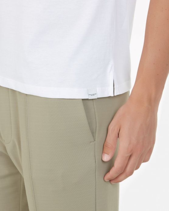 T-shirt basic / Bianco - Ideal Moda