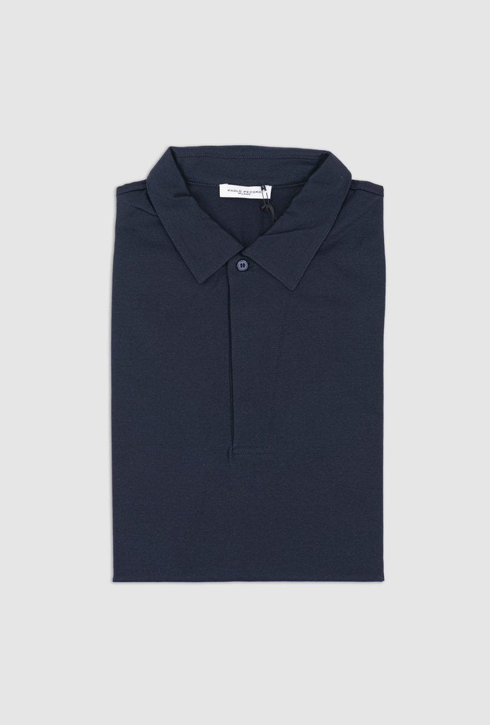 Polo T-Shirt Mezze Maniche / Blu - Ideal Moda