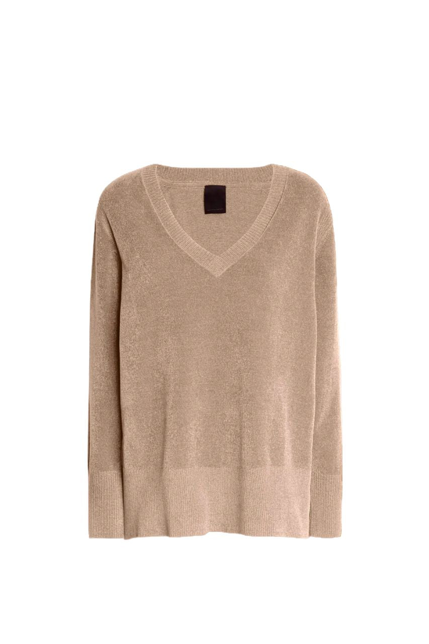 Maglia Velvet V-Neck RRD / Beige - Ideal Moda