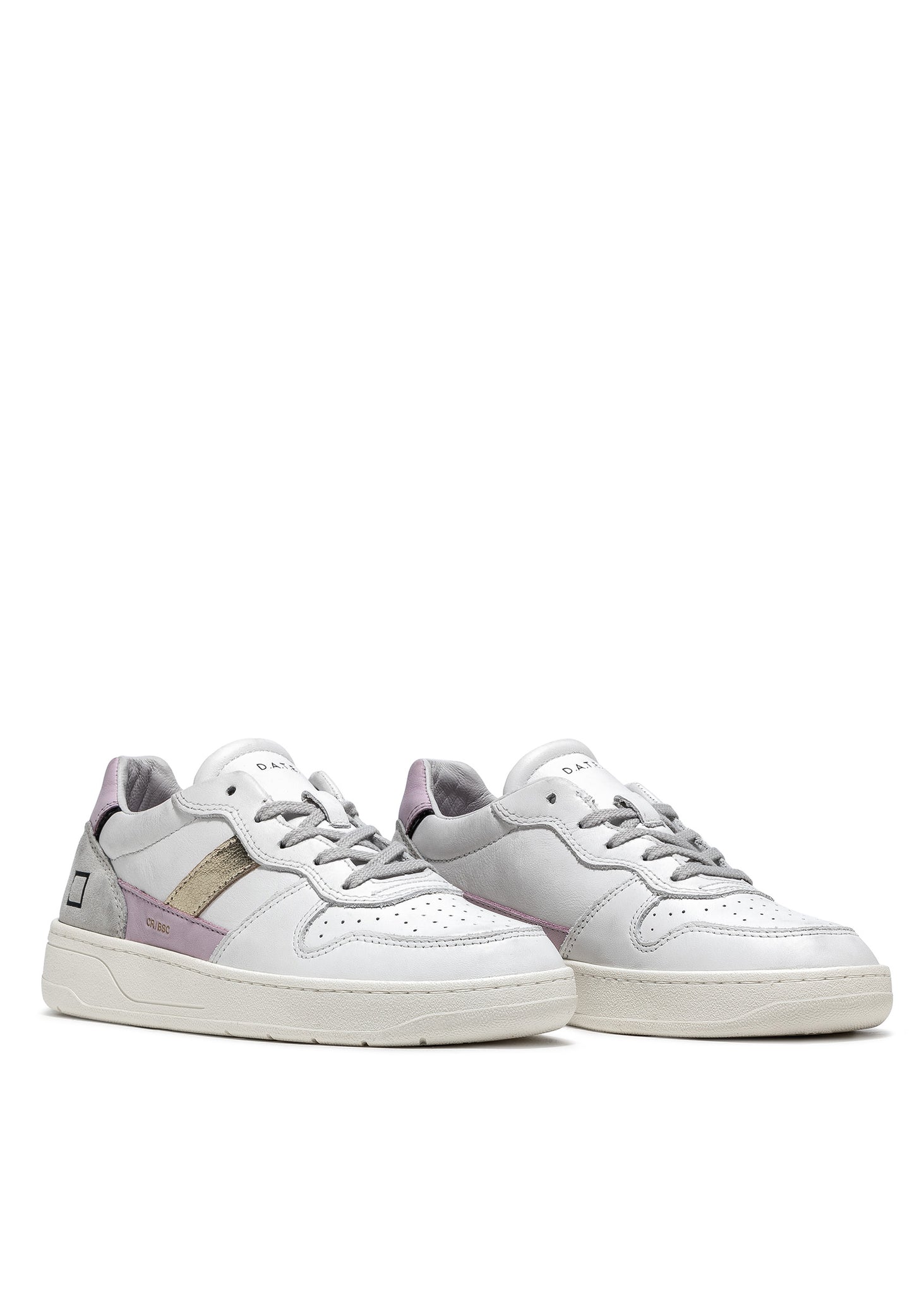 Sneaker DATE in Pelle Court 2.0 / Bianco - Ideal Moda
