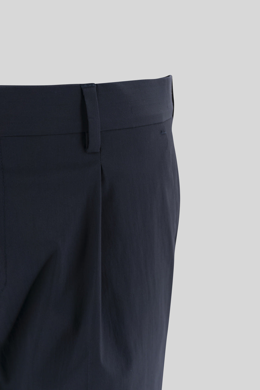 Pantalone in Techno Wool / Blu - Ideal Moda