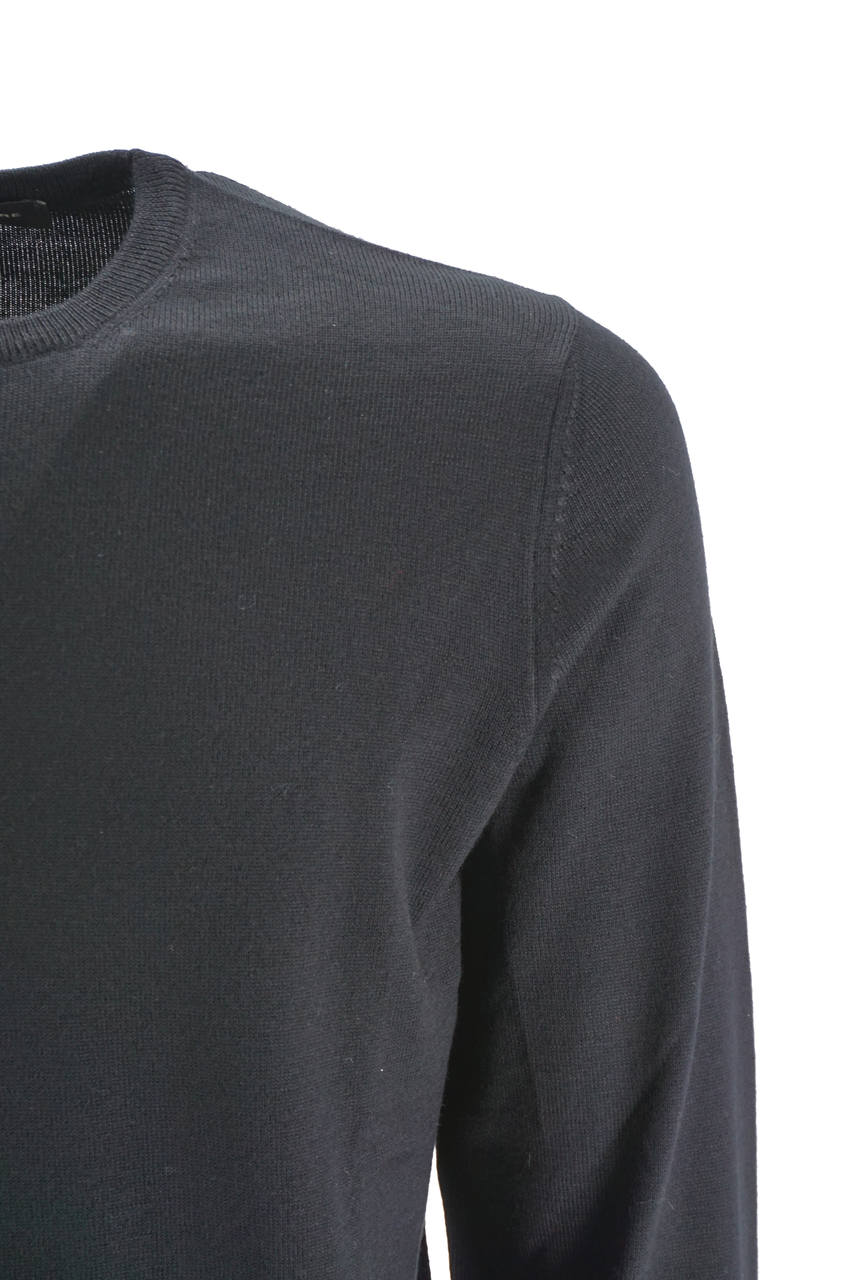 Maglia Tagliatore Girocollo / Nero - Ideal Moda