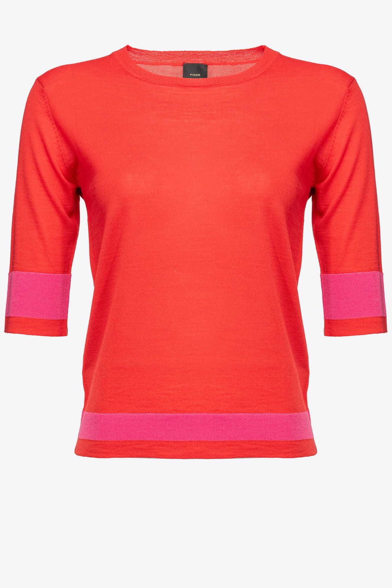 Maglia con Manica a tre quarti Pinko / Rosso - Ideal Moda