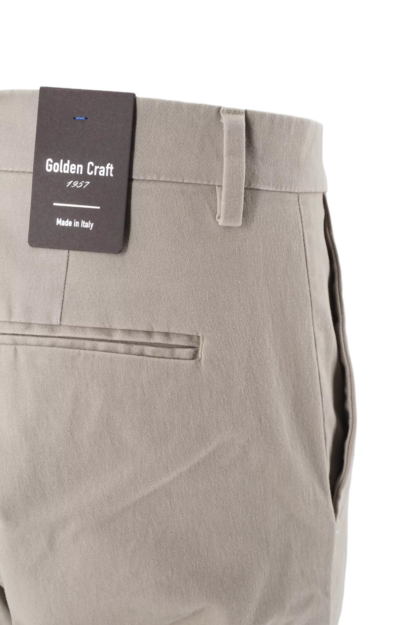 Pantalone con Una Pence Golden Craft / Beige - Ideal Moda