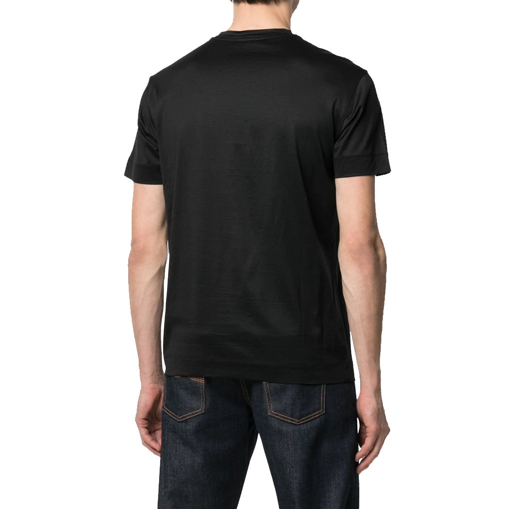 T-shirt con ricamo / Nero - Ideal Moda