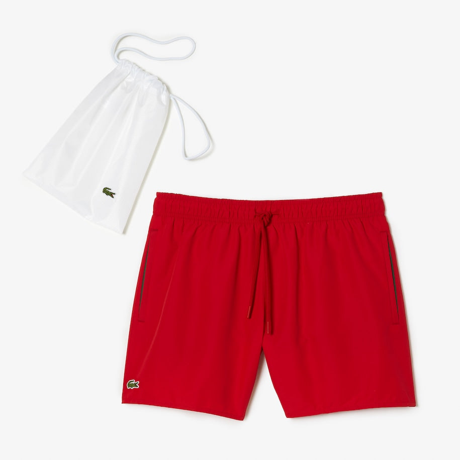 Costume con Logo Lacoste / Rosso - Ideal Moda
