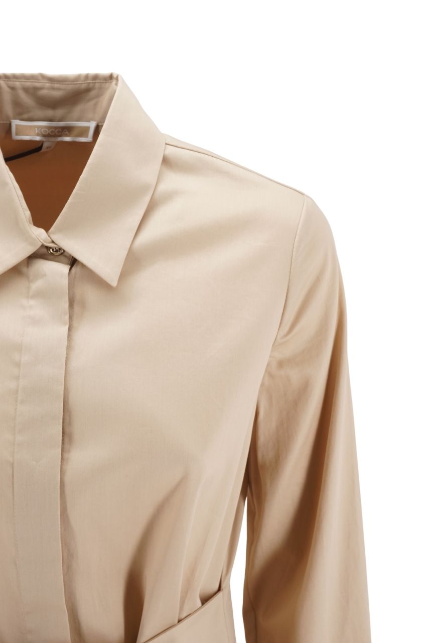 Abito Kocca Corto / Beige - Ideal Moda