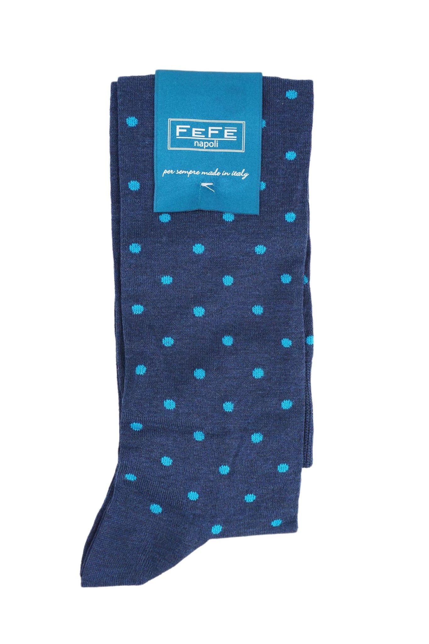 Calza con Fantasia Fefè / Blu - Ideal Moda
