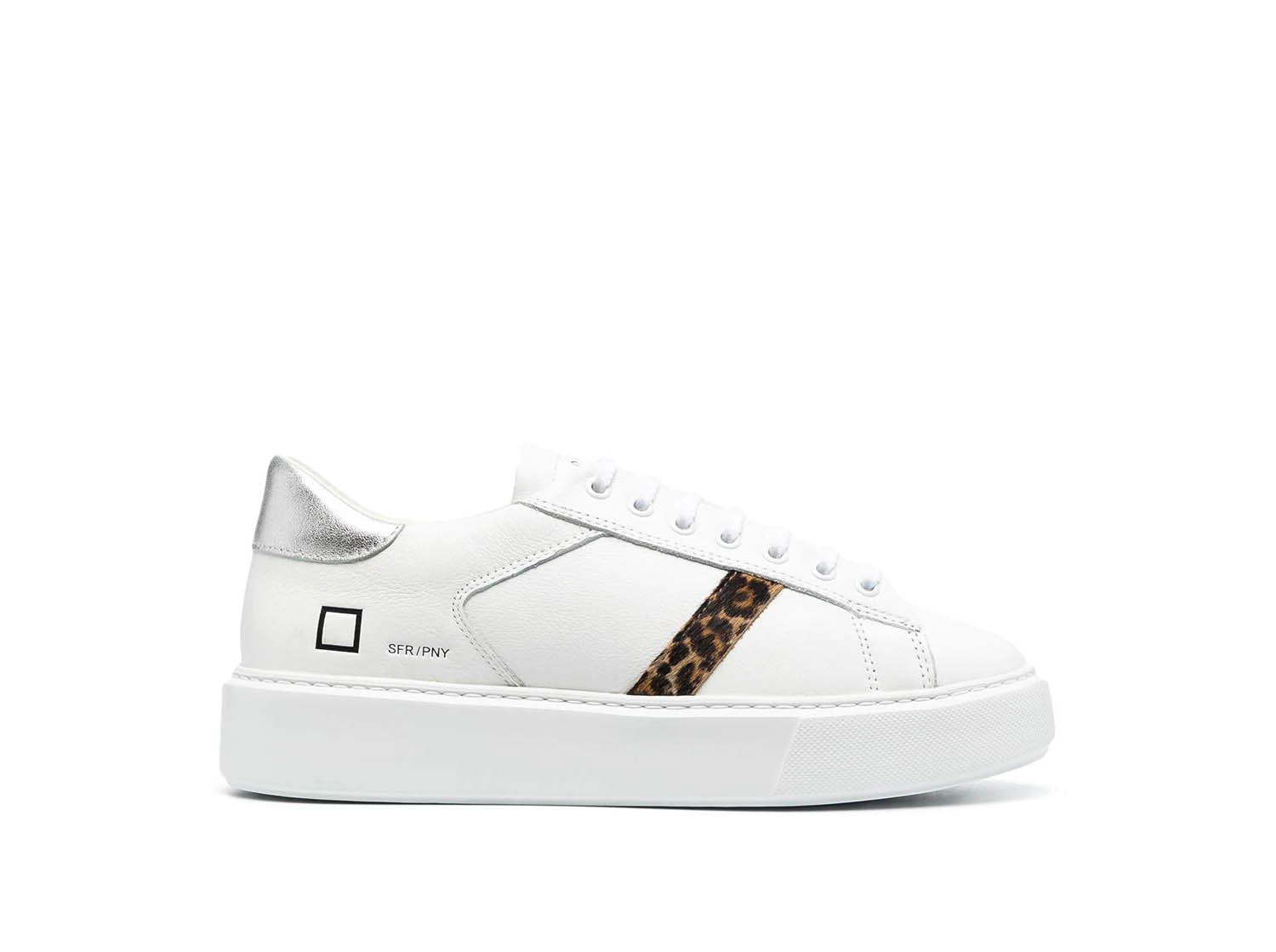 Sneakers Sfera Leopardate / Bianco - Ideal Moda
