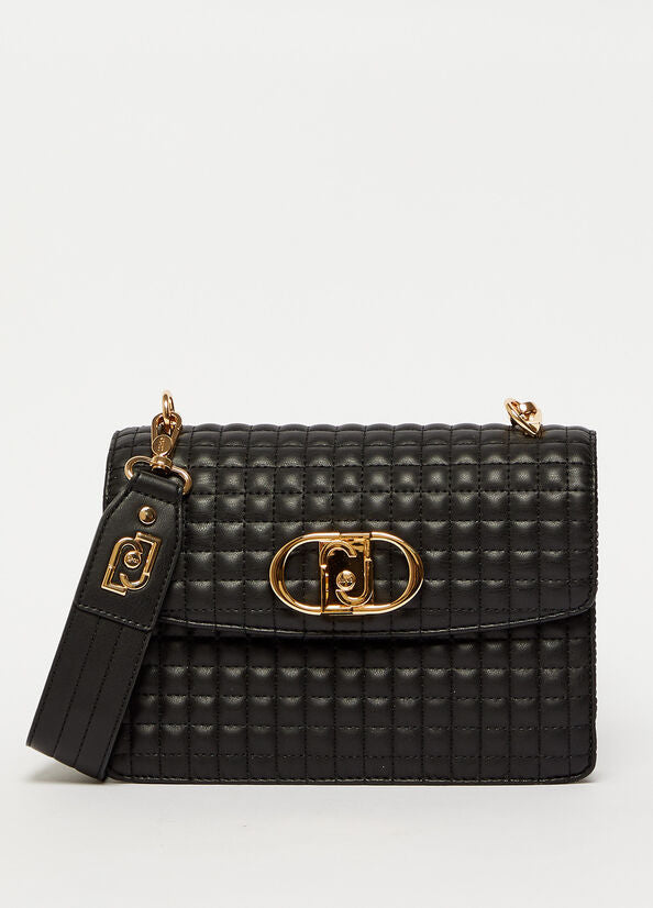 Borsa a Tracolla con Logo Liu Jo / Nero - Ideal Moda