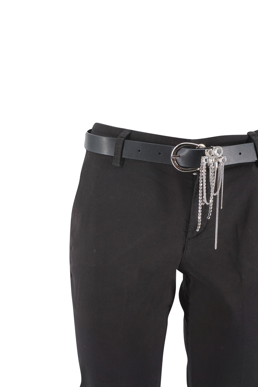 Pantalone Liu Jo in Cotone / Nero - Ideal Moda