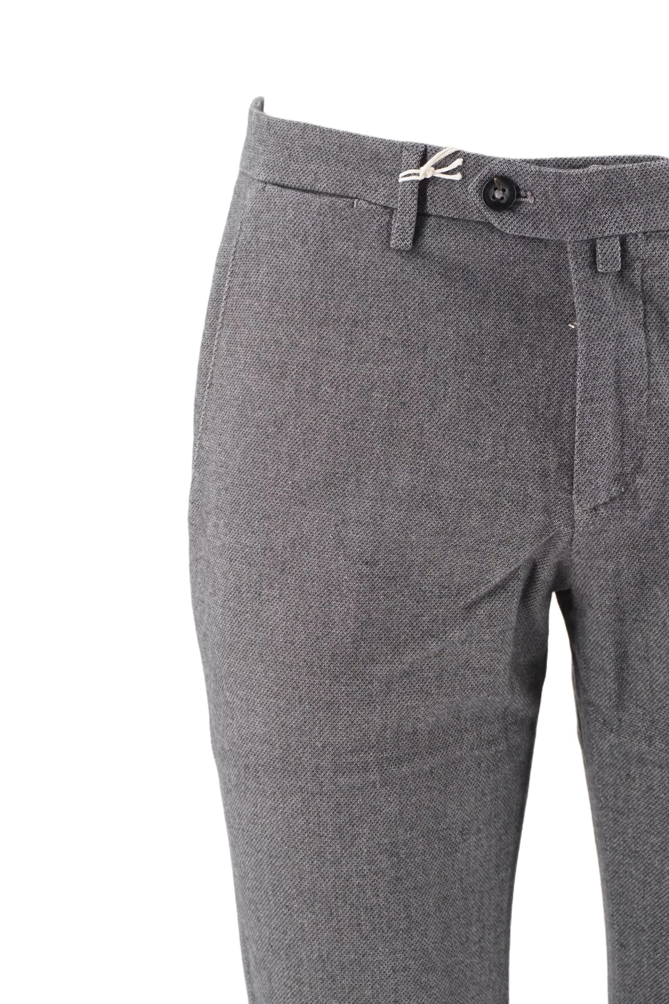 Pantalone Effetto Lana Briglia / Grigio - Ideal Moda