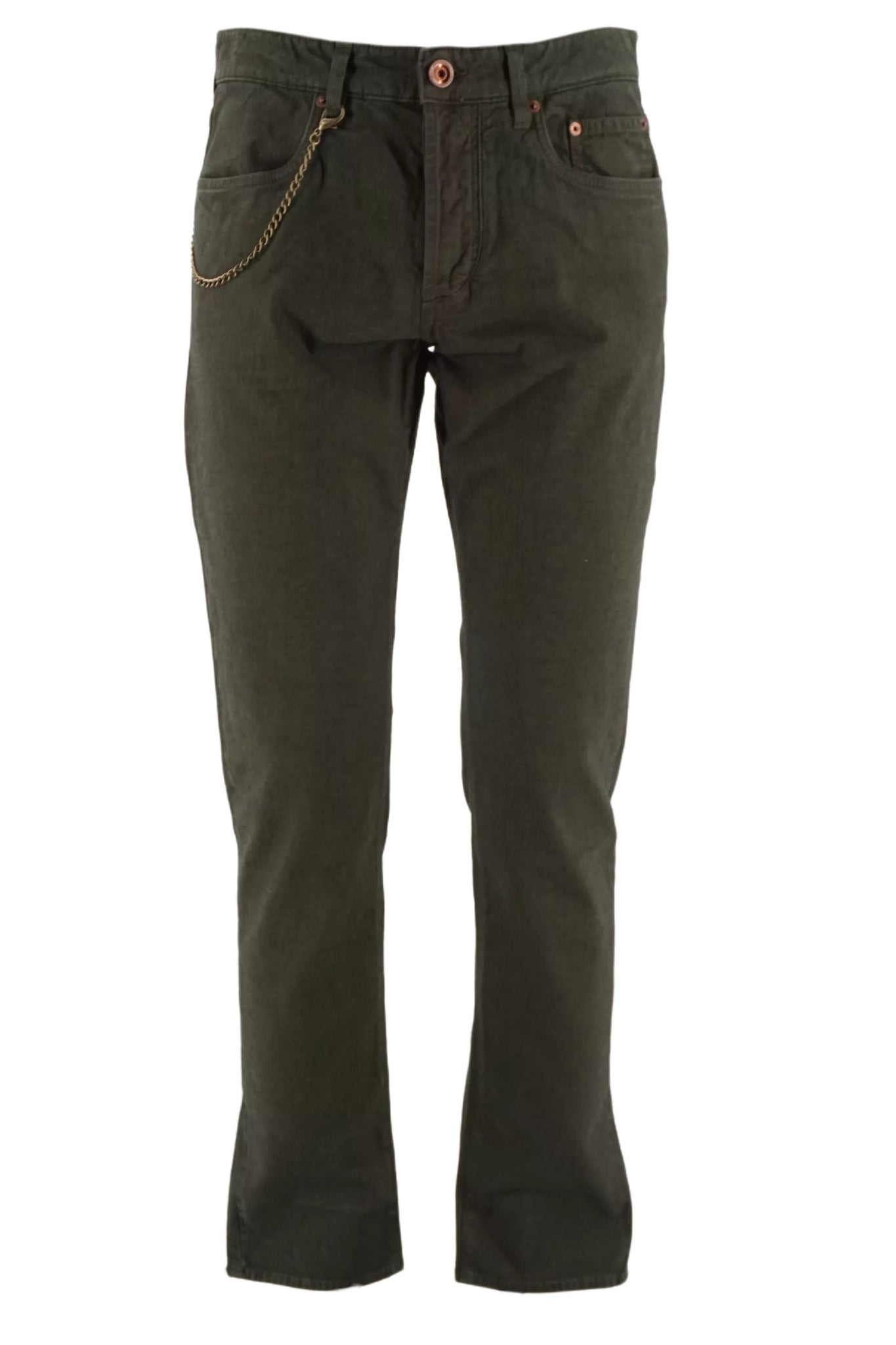 Pantalone Cinque Tasche Siviglia / Verde - Ideal Moda