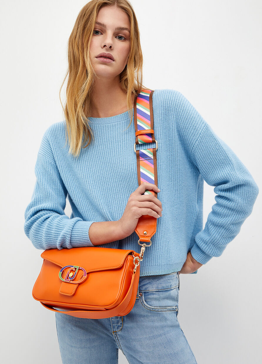 Borsa a Spalla con Logo Liu Jo / Arancione
