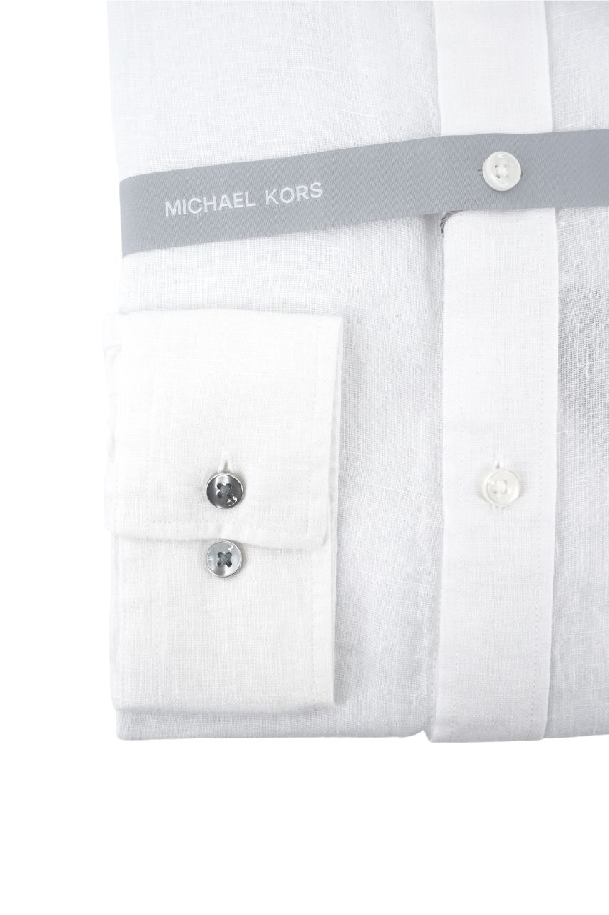 Camicia Michael Kors in Lino / Bianco - Ideal Moda