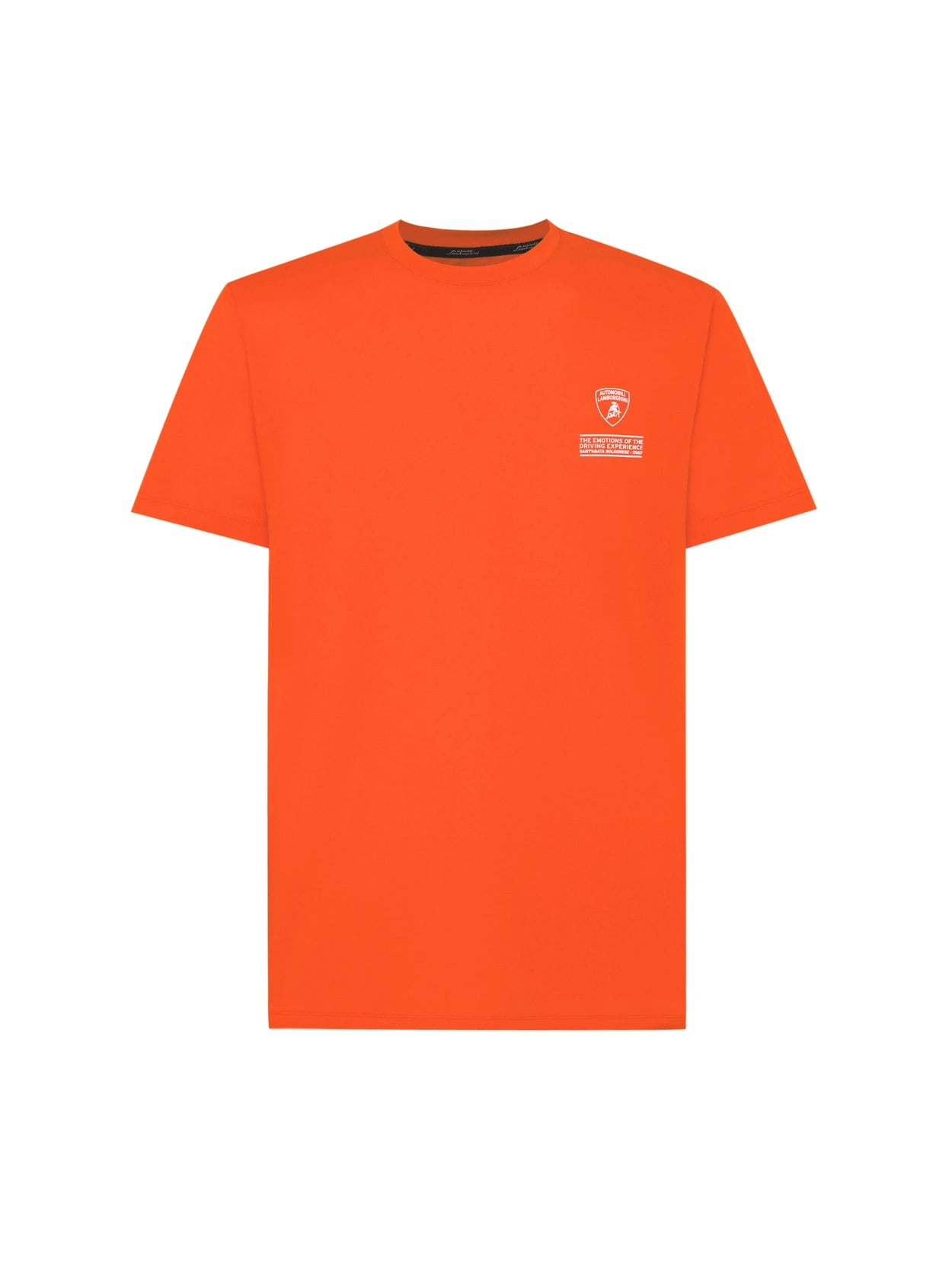 T-Shirt Automobili Lamborghini con Logo / Arancione - Ideal Moda