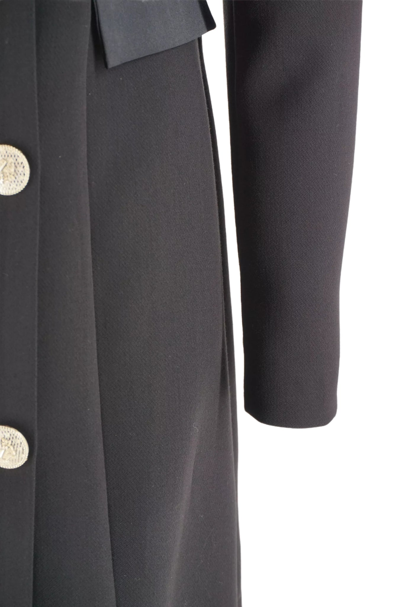 Abito Doppio Petto con Revers / Nero - Ideal Moda