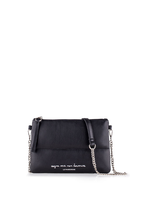 Pochette con Tracolla Le Pandorine / Nero - Ideal Moda
