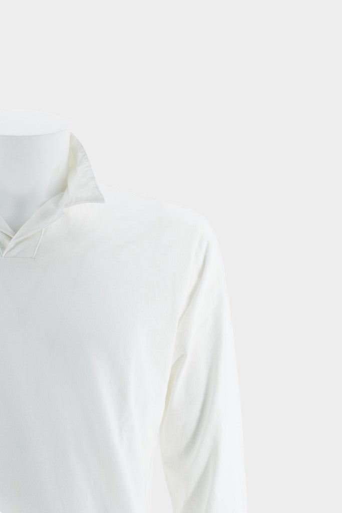 Polo Manica Lunga / Bianco - Ideal Moda