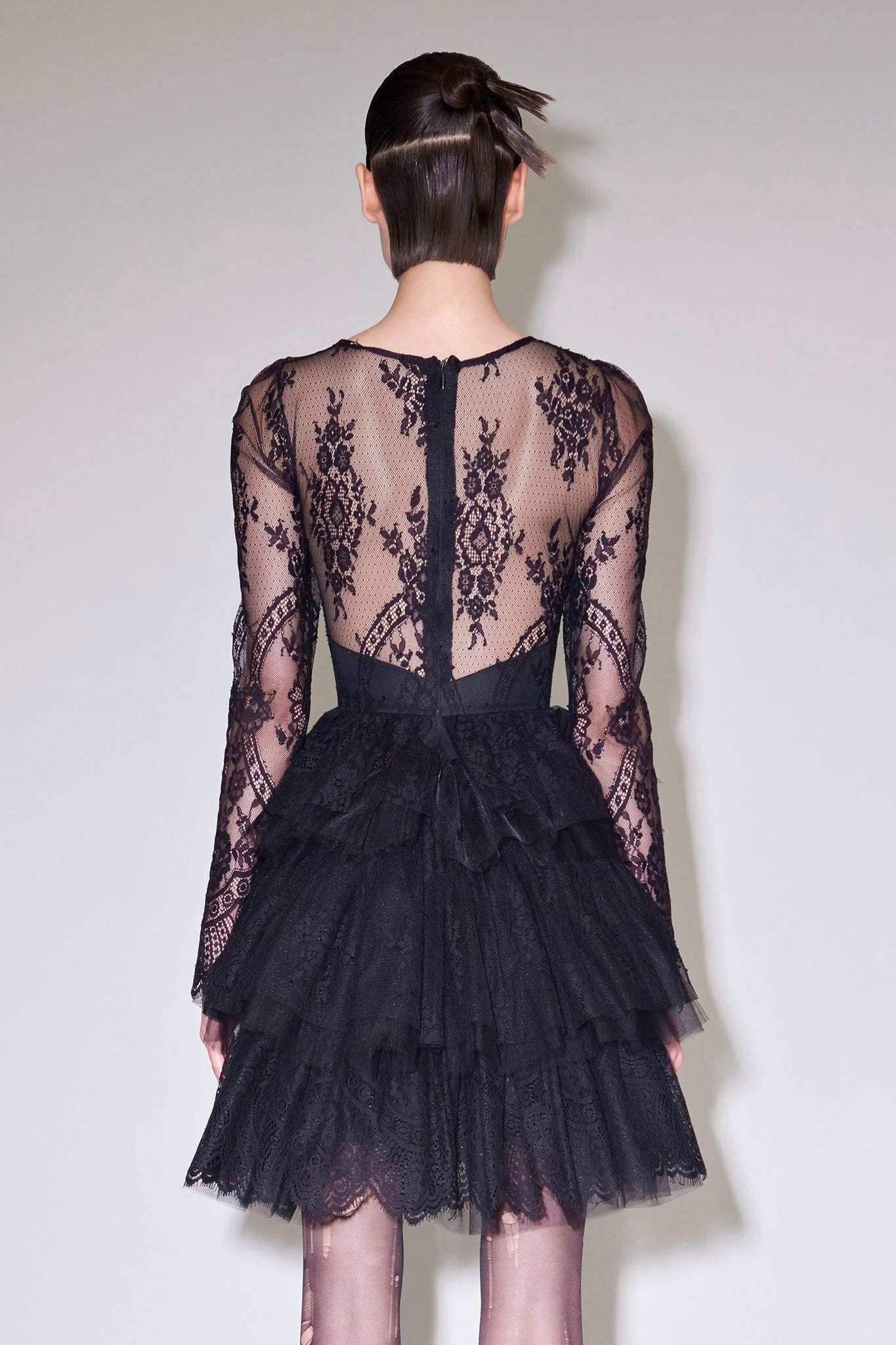 Abito con Scollo a Cuore Aniye By / Nero - Ideal Moda