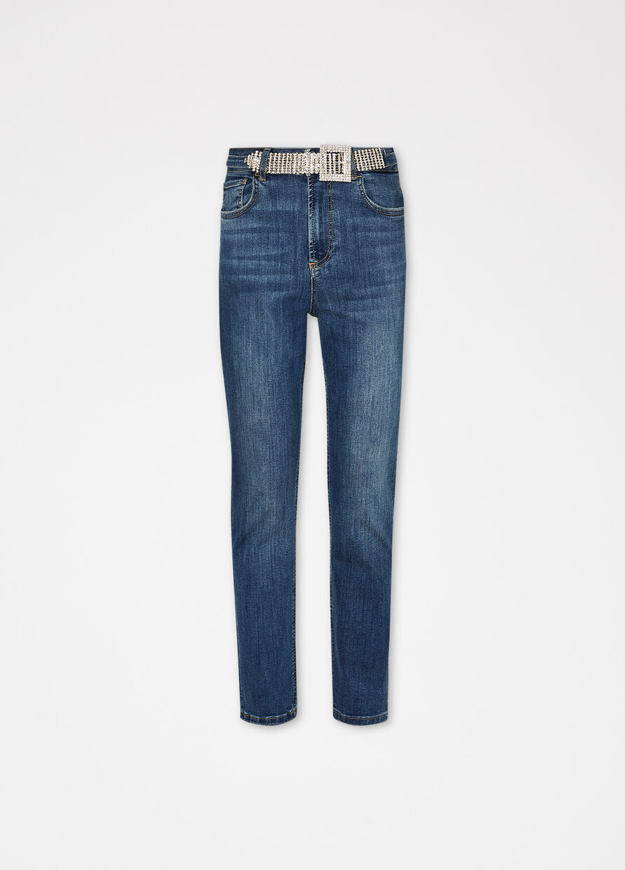 Jeans Cropped Vita Alta Liu Jo / Jeans - Ideal Moda