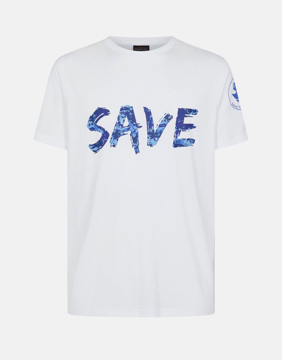 T-shirt girocollo / Bianco - Ideal Moda