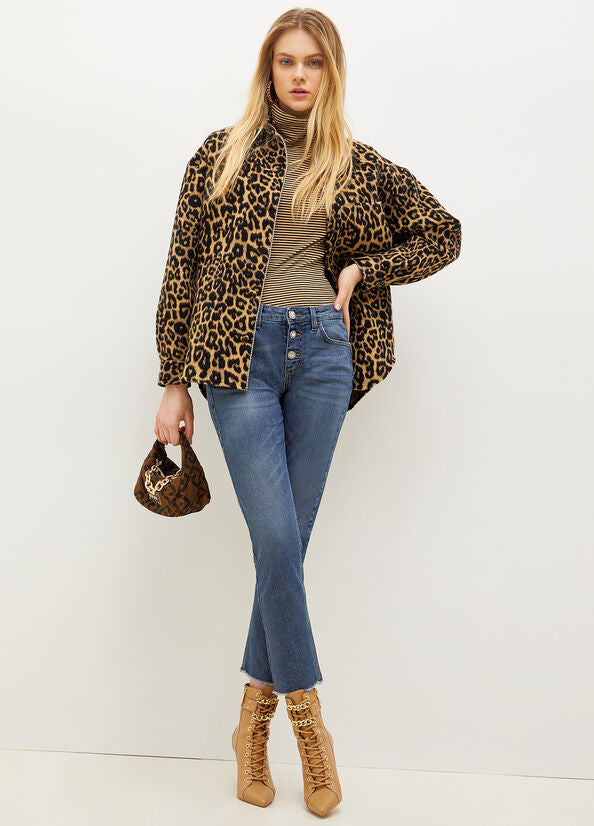 Jeans Cropped Bottom Up Liu Jo / Jeans - Ideal Moda