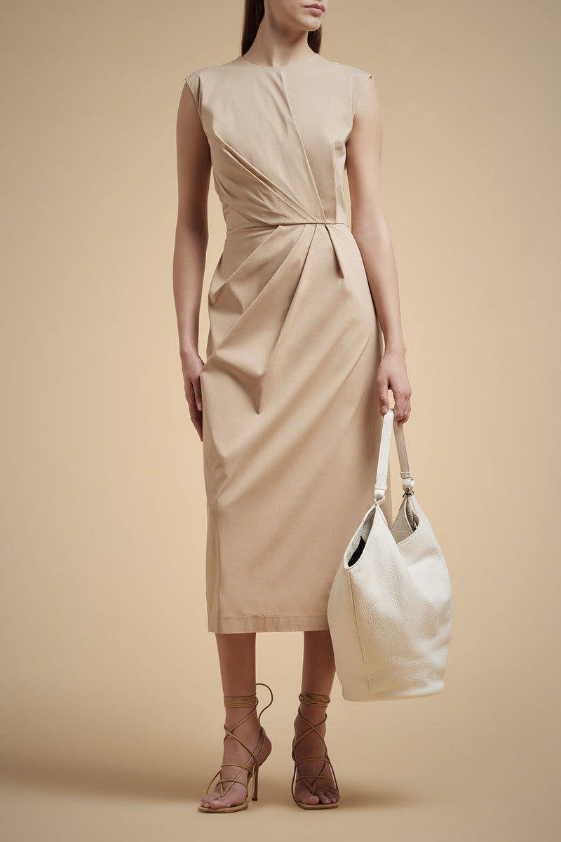 Abito Smanicato Liviana Conti / Beige - Ideal Moda