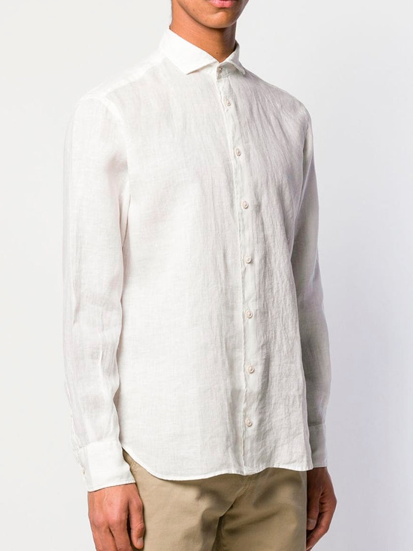 Camicia di Lino / Bianco - Ideal Moda