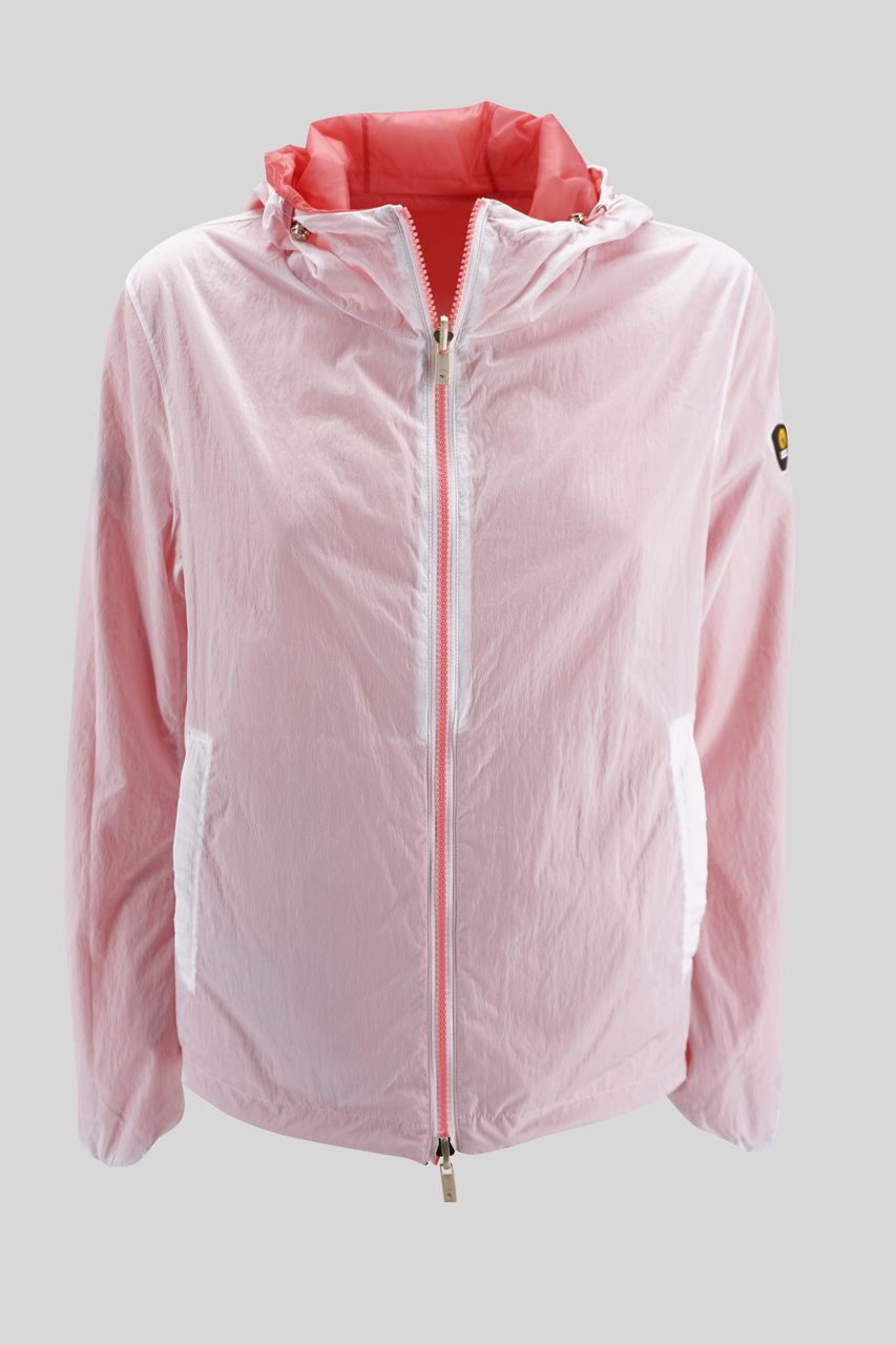 Giacca a vento reversibile / Rosa - Ideal Moda