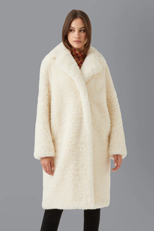 Cappotto Lamb Coat Lady RRD / Beige - Ideal Moda