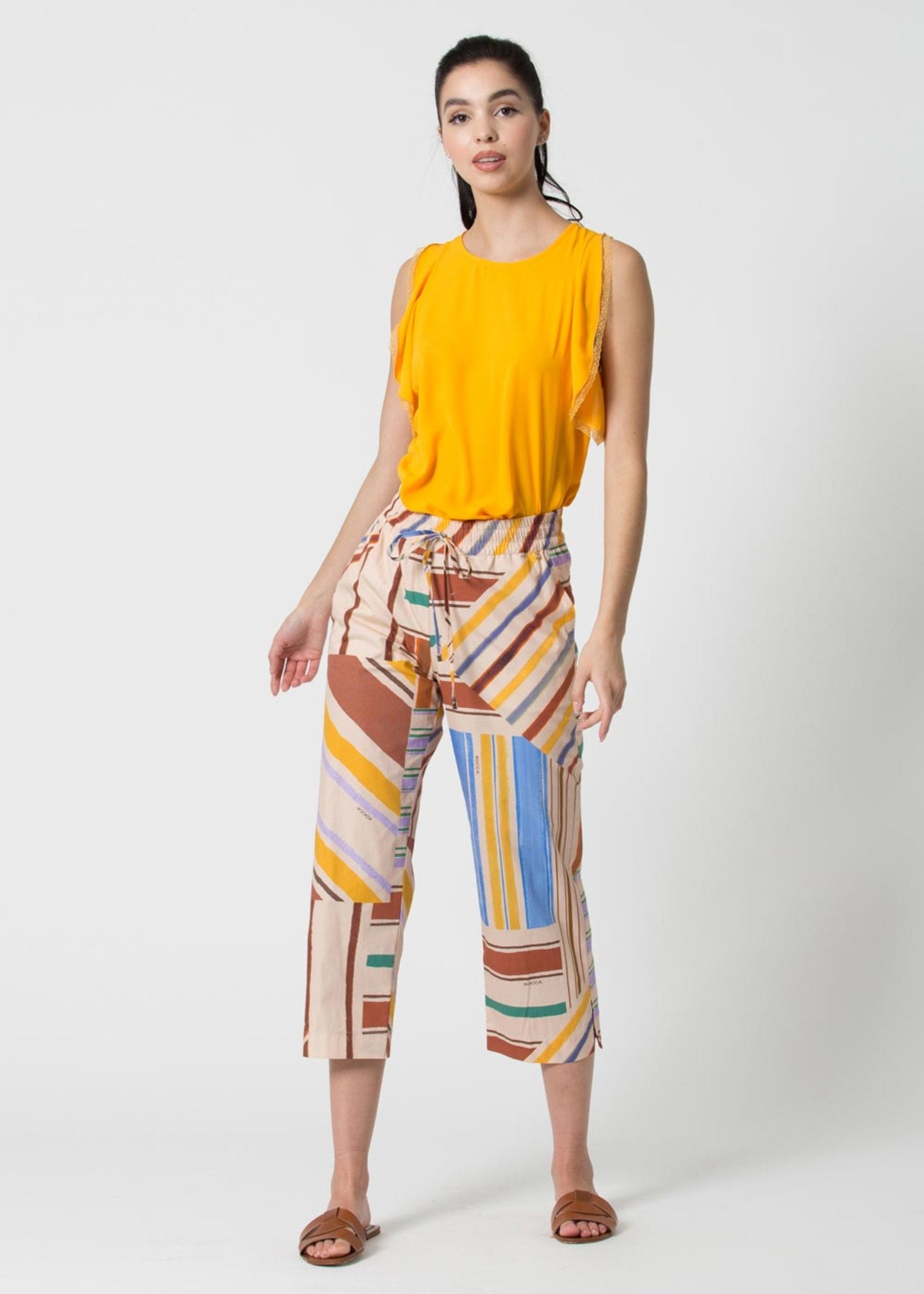 Pantalone Kocca Corto / Multicolor - Ideal Moda