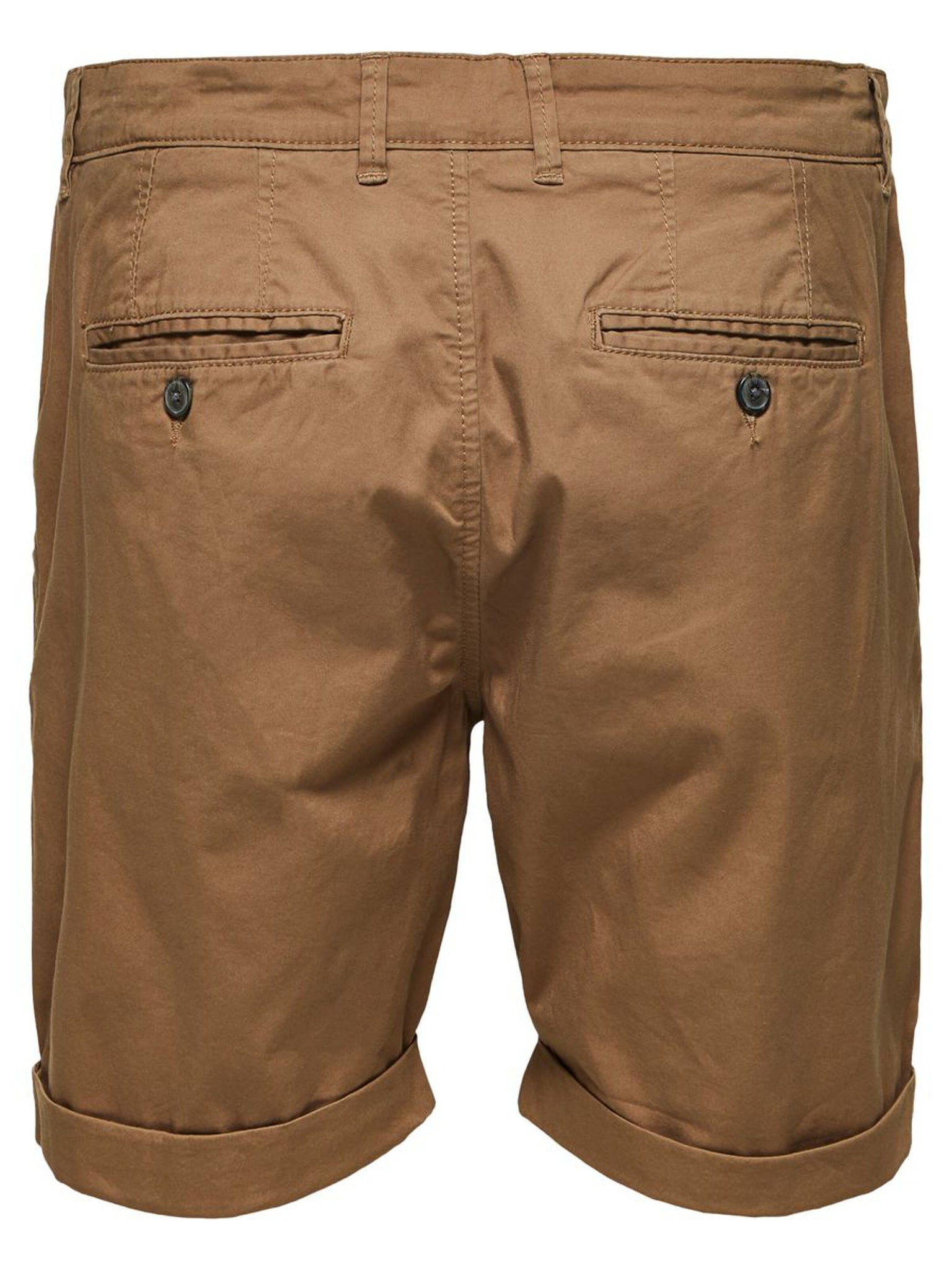 Pantaloncino Regular Fit / Beige - Ideal Moda
