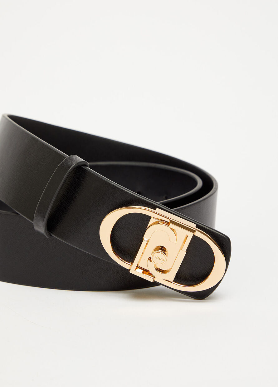 Cintura con Logo Liu Jo / Nero - Ideal Moda