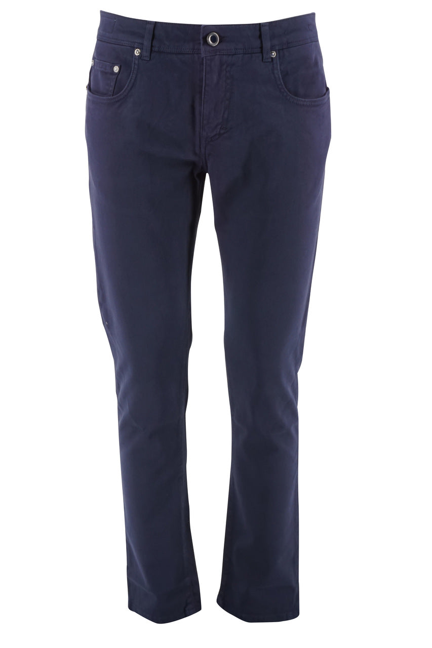 Jeans Camouflage Slim Fit / Blu - Ideal Moda