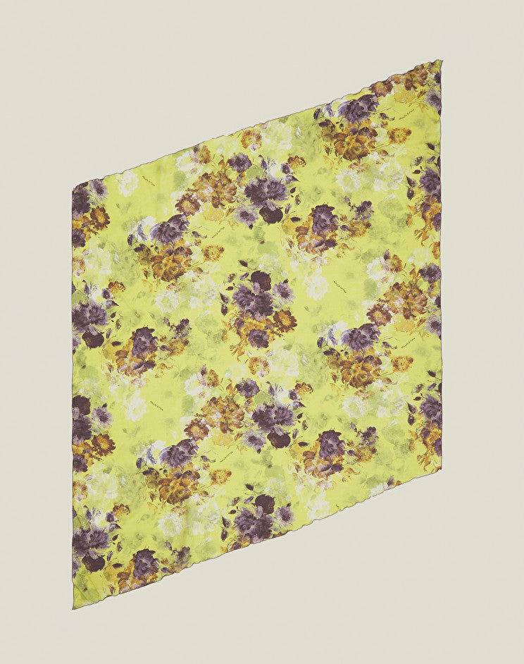 Foulard a Trapezio con Fantasia Manila Grace / Giallo - Ideal Moda