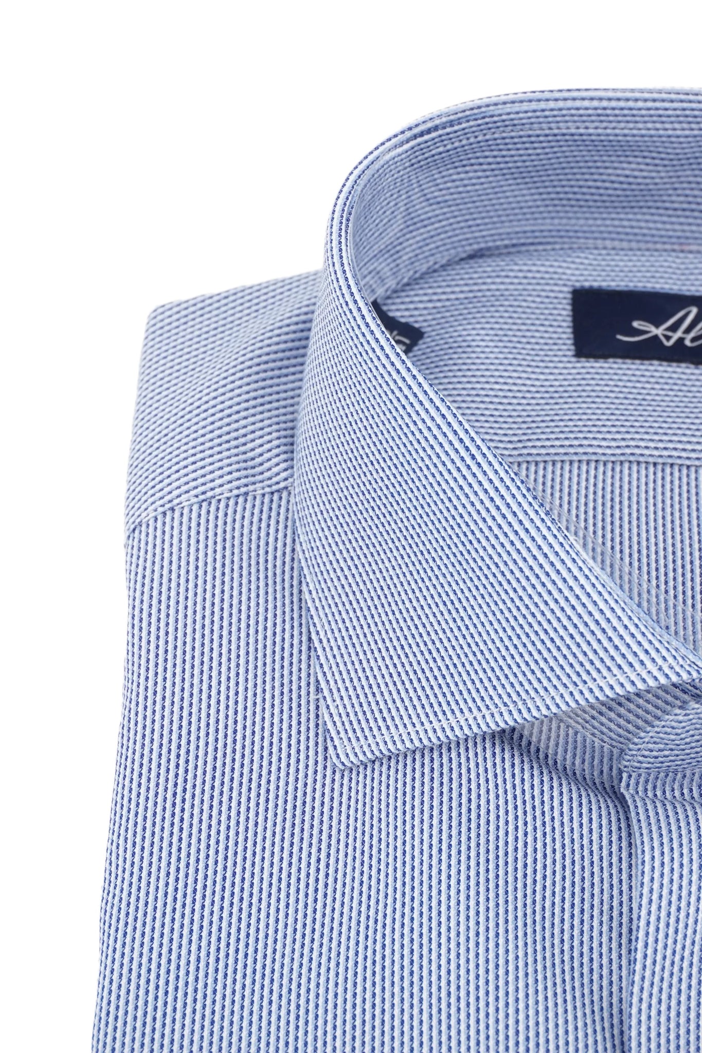 Camicia con Micro Fantasia Alea / Celeste - Ideal Moda