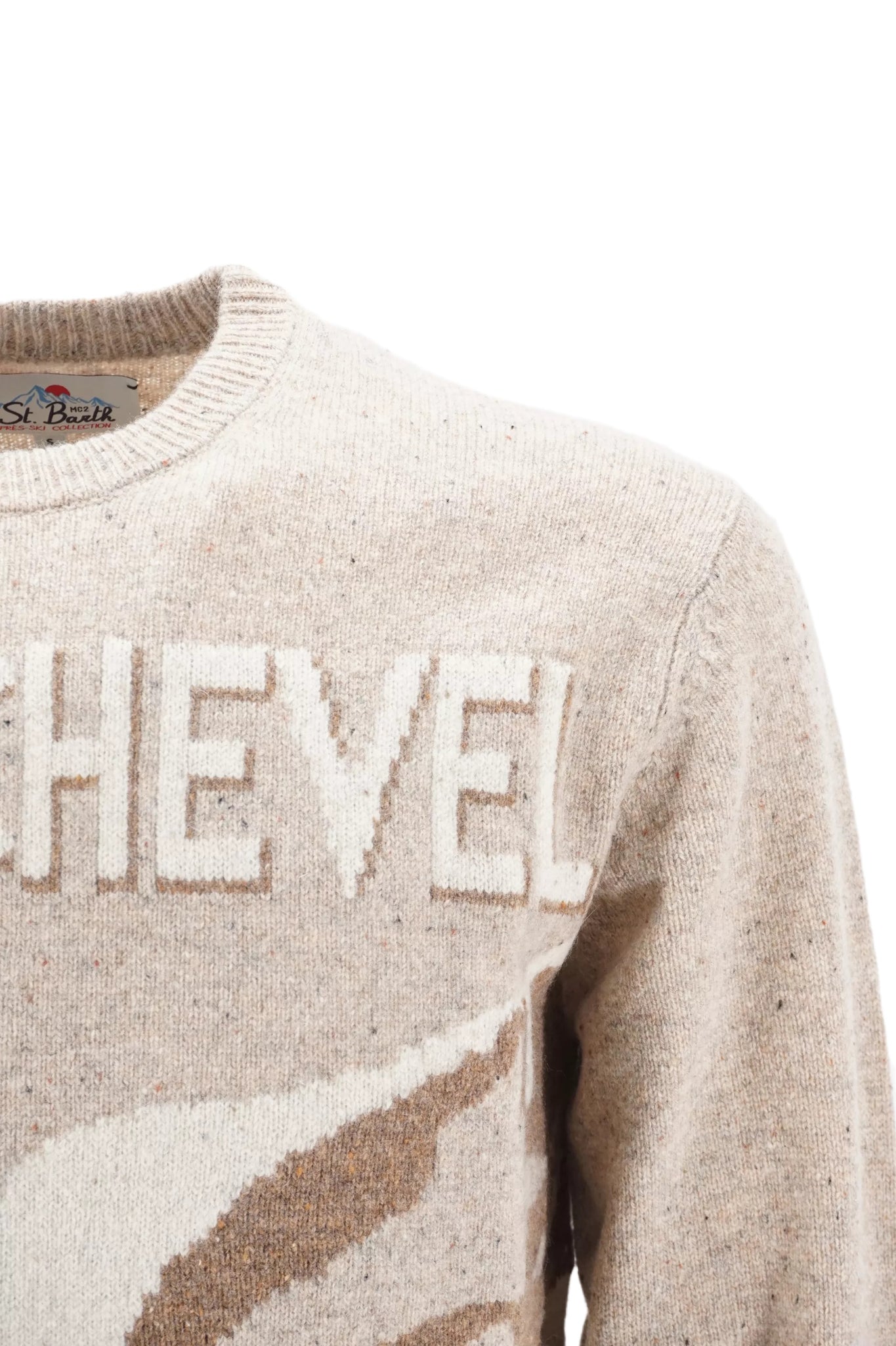 Maglia con Stampa Mc2 Saint Barth / Beige - Ideal Moda