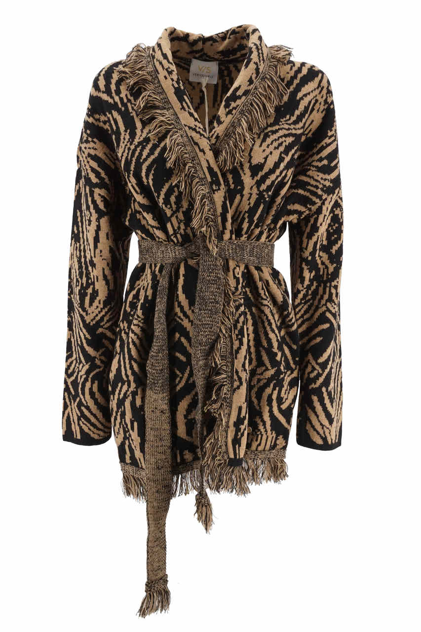 Cardigan Very Simple / Nero - Ideal Moda